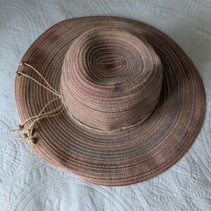 Unusd Multicolor Straw Sun Hat